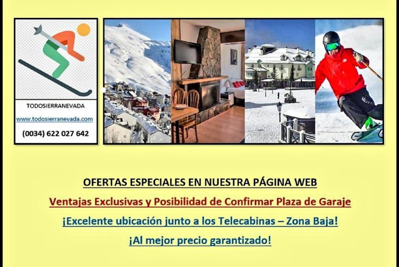 Todosierranevada Zona Baja - Edificio Atlas - Vistas A La Montana - Junto A Los Telecabinas Sierra Nevada Bagian luar foto